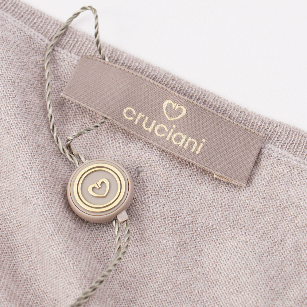 Cruciani Beige Wool-Silk-Cashmere Sweater - Top Shelf Apparel