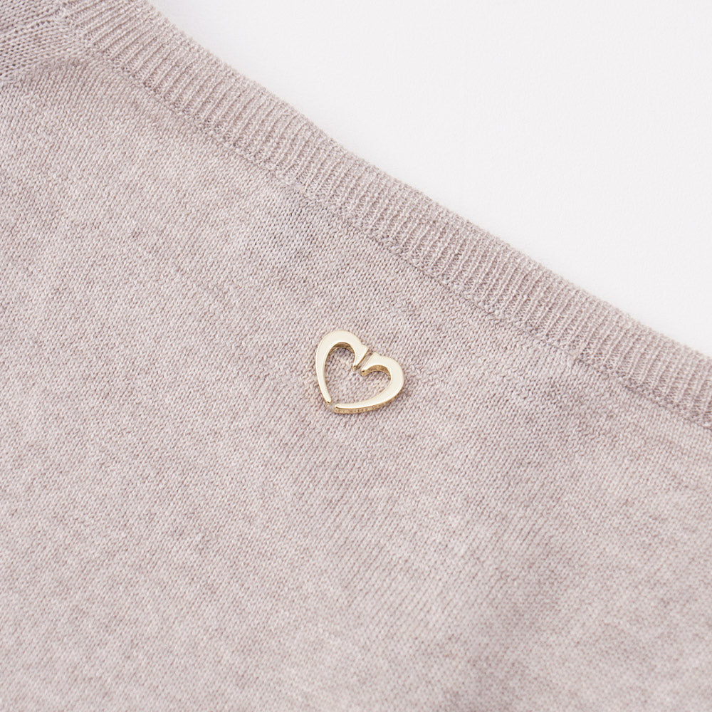 Cruciani Beige Wool-Silk-Cashmere Sweater - Top Shelf Apparel