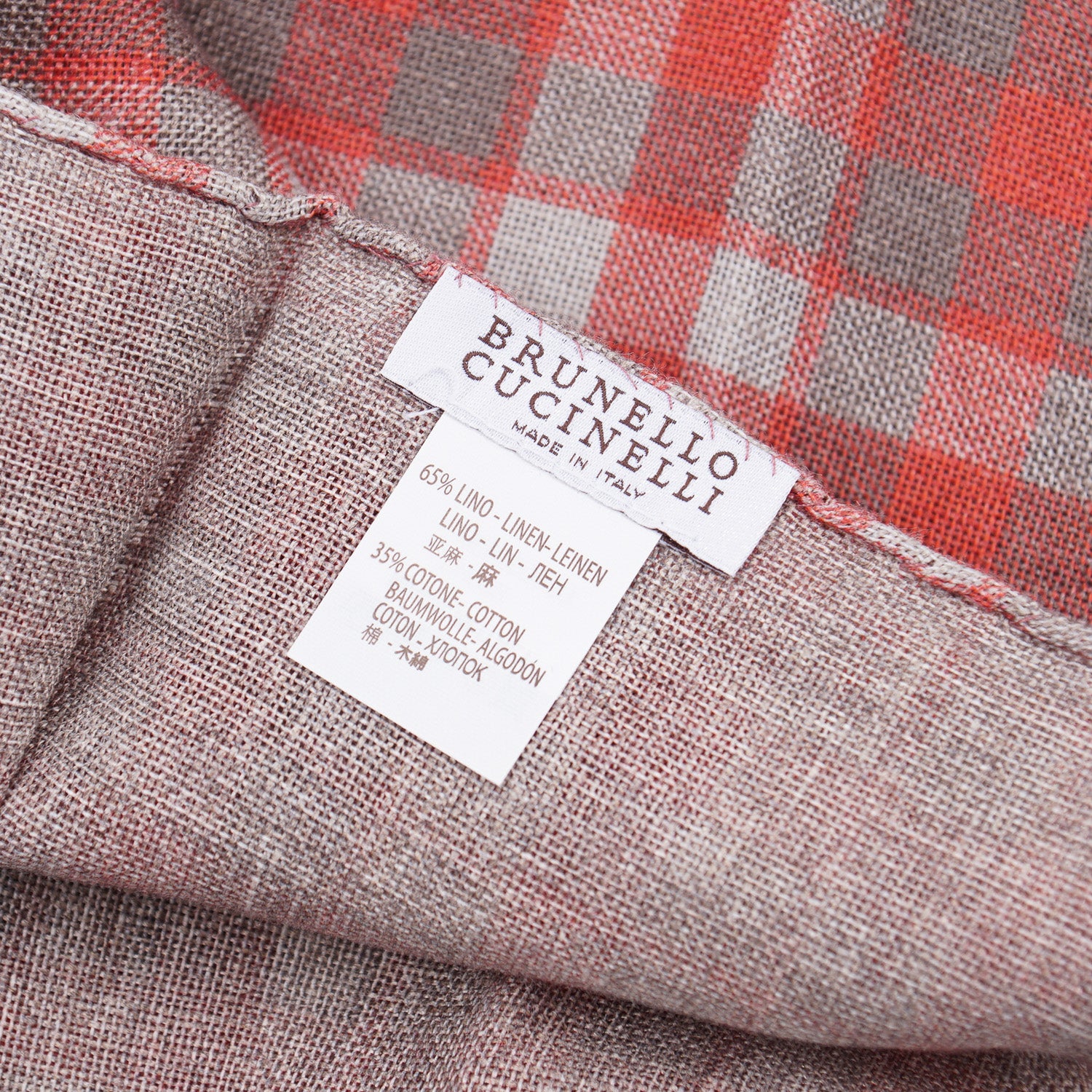Brunello Cucinelli Linen and Cotton Pocket Square - Top Shelf Apparel
