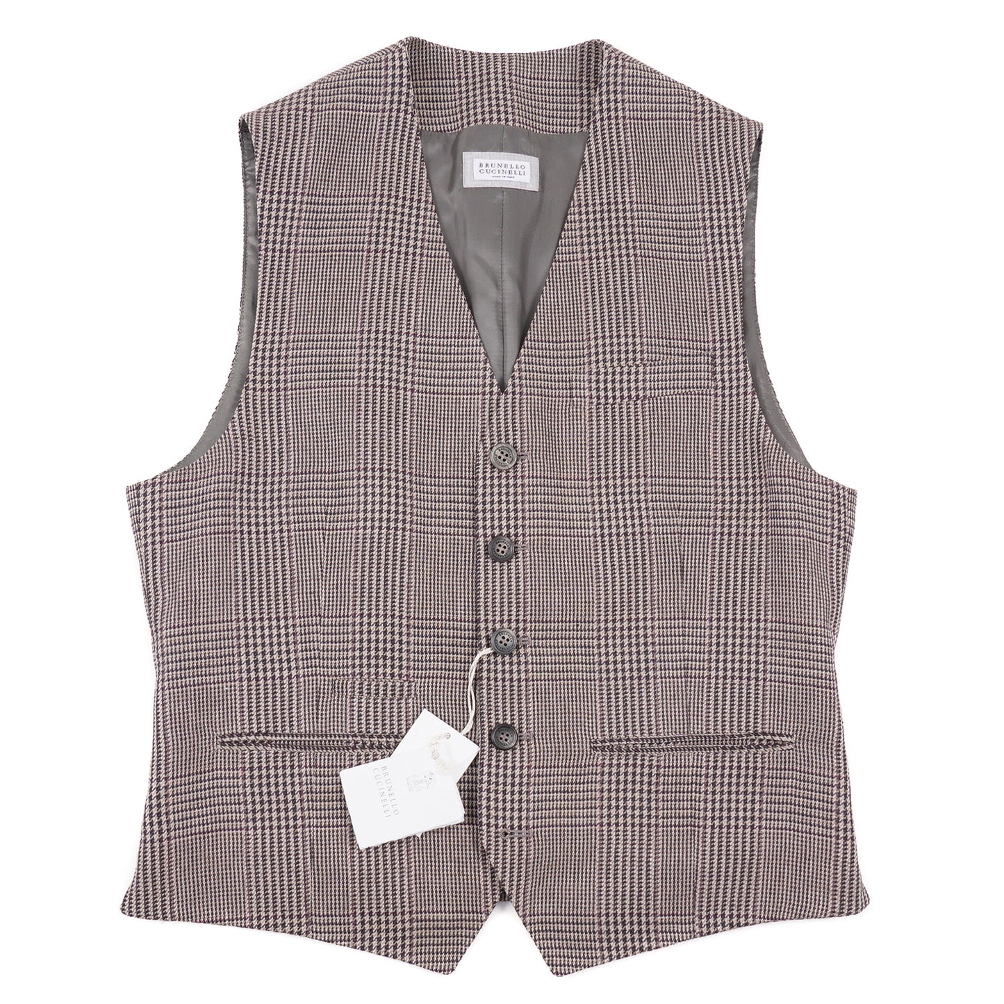 Brunello Cucinelli Glen Plaid Waistcoat - Top Shelf Apparel