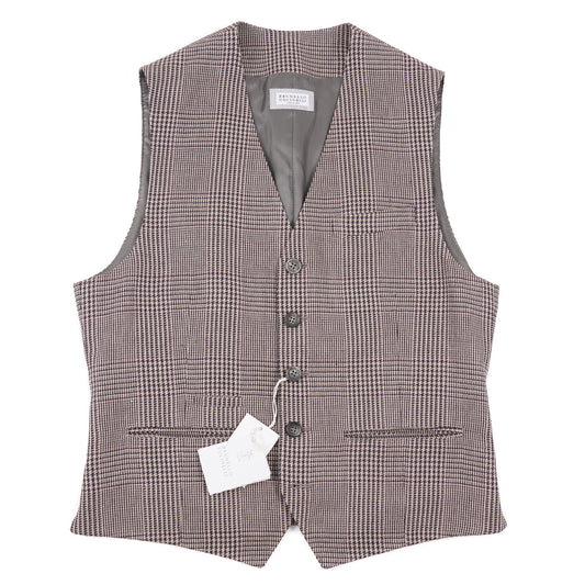 Brunello Cucinelli Glen Plaid Waistcoat - Top Shelf Apparel