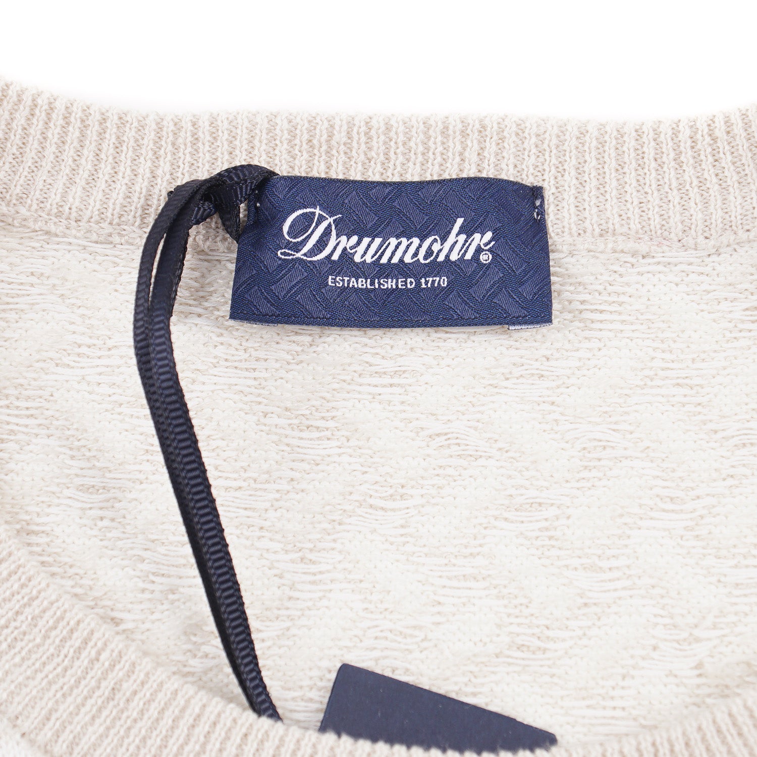 Drumohr 'Biscottino' Cotton and Linen Sweater - Top Shelf Apparel