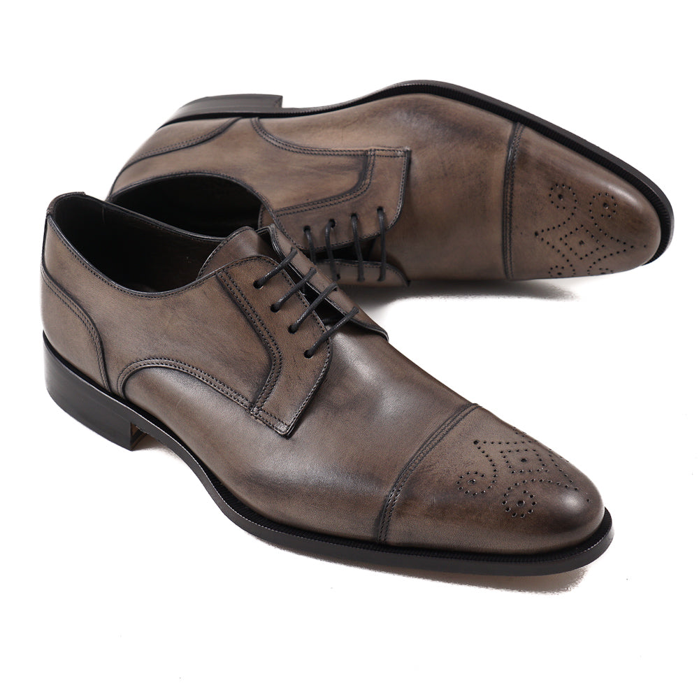 Canali Antiqued Gray Derby - Top Shelf Apparel