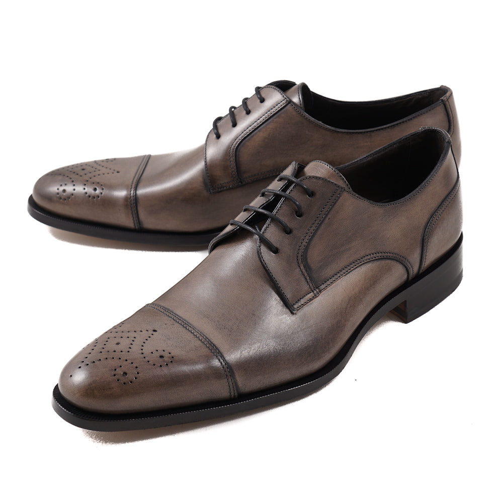 Canali Antiqued Gray Derby - Top Shelf Apparel