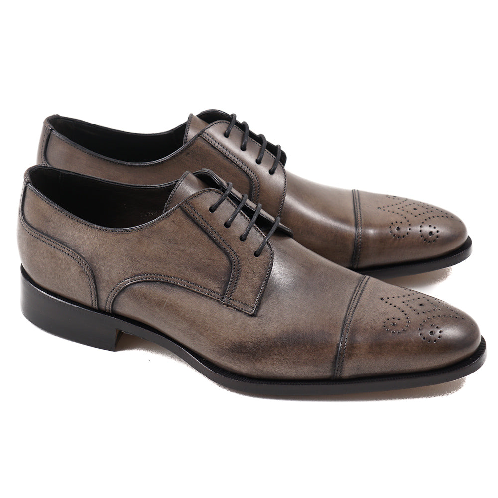 Canali Antiqued Gray Derby - Top Shelf Apparel