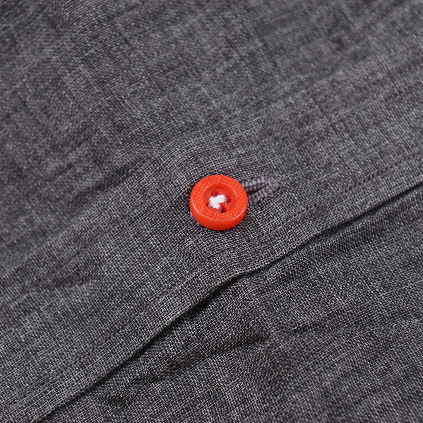 Isaia Woven Linen Shirt with Band Collar - Top Shelf Apparel