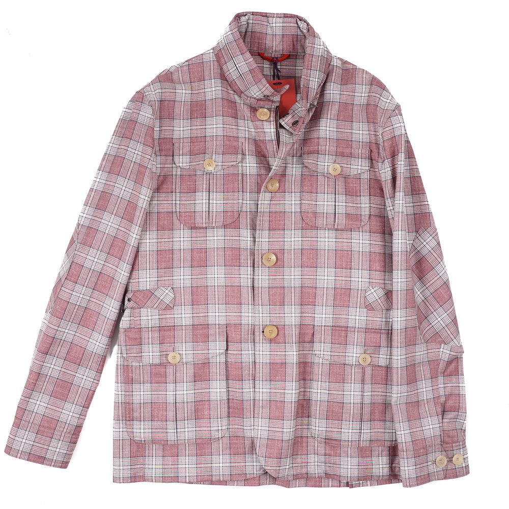 Isaia Wool-Silk-Linen Field Jacket - Top Shelf Apparel