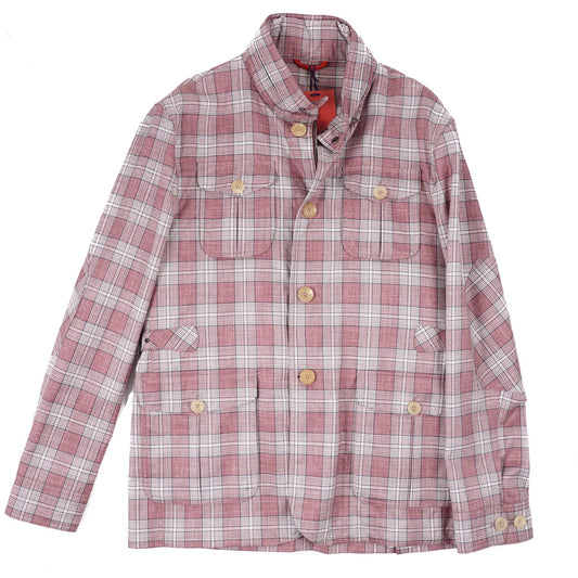 Isaia Wool-Silk-Linen Field Jacket - Top Shelf Apparel