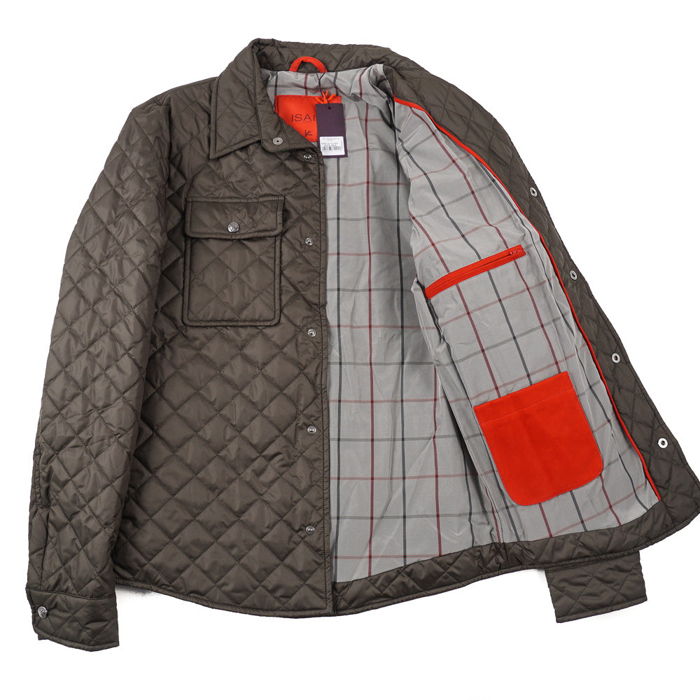 Isaia Quilted Puffer Shirt-Jacket - Top Shelf Apparel