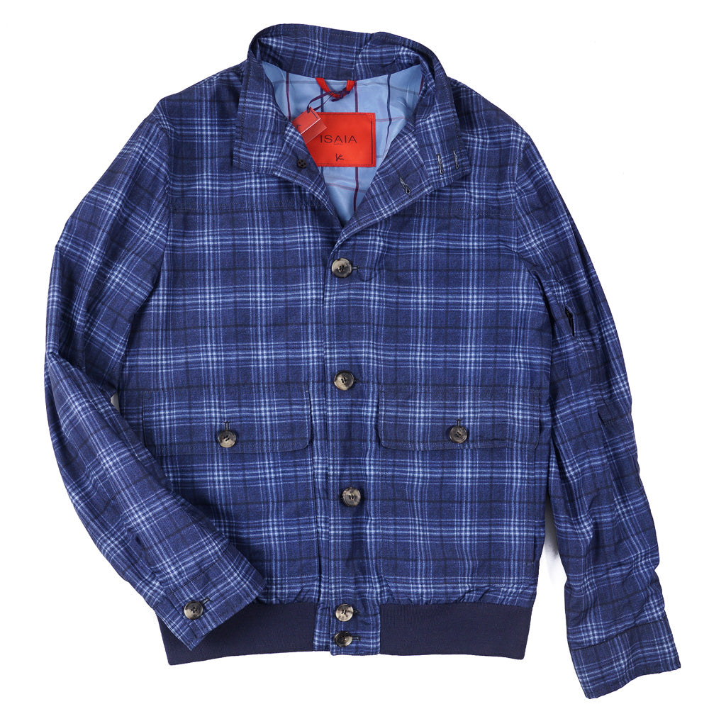 Isaia Lightweight Printed Bomber Jacket - Top Shelf Apparel