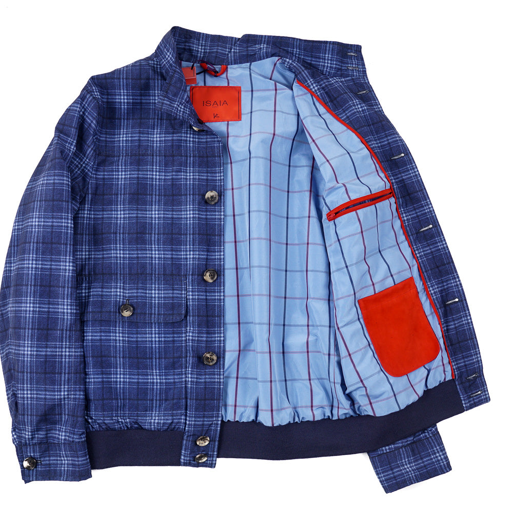 Isaia Lightweight Printed Bomber Jacket - Top Shelf Apparel