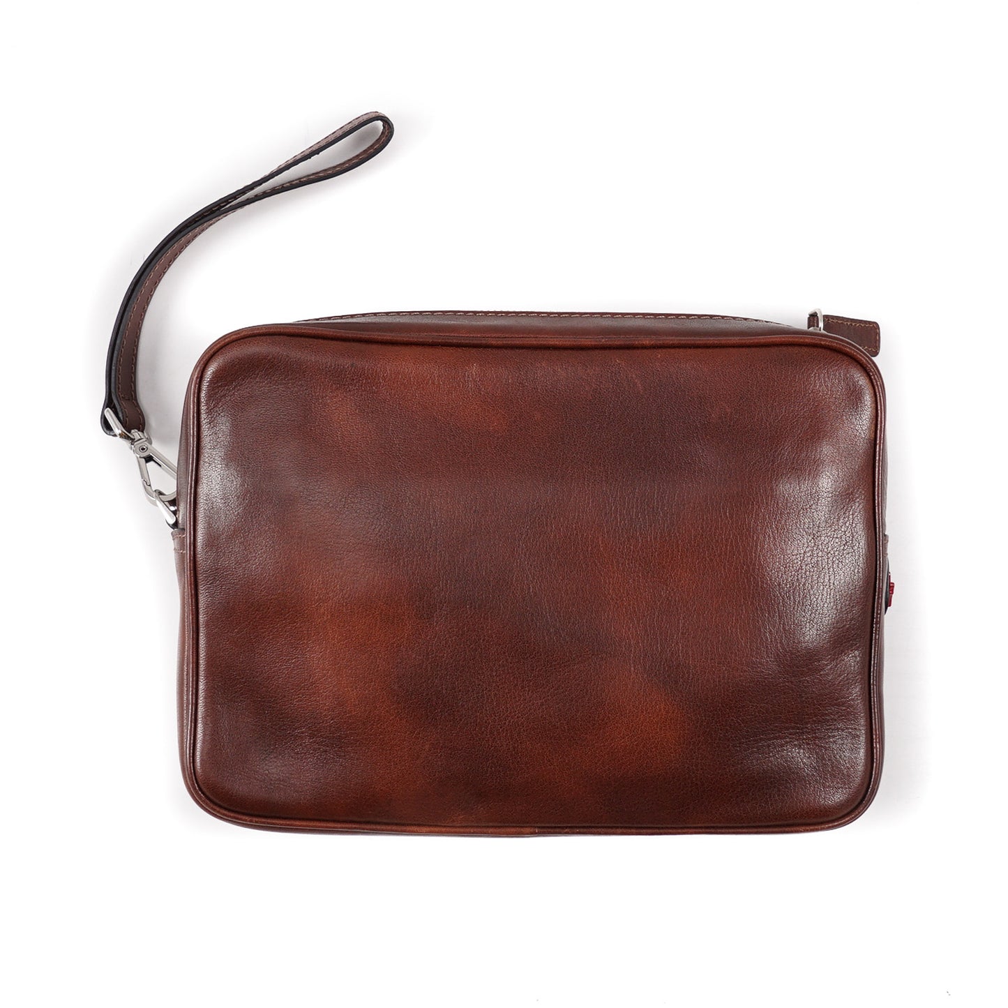 Isaia Antiqued Leather Toiletry Bag - Top Shelf Apparel