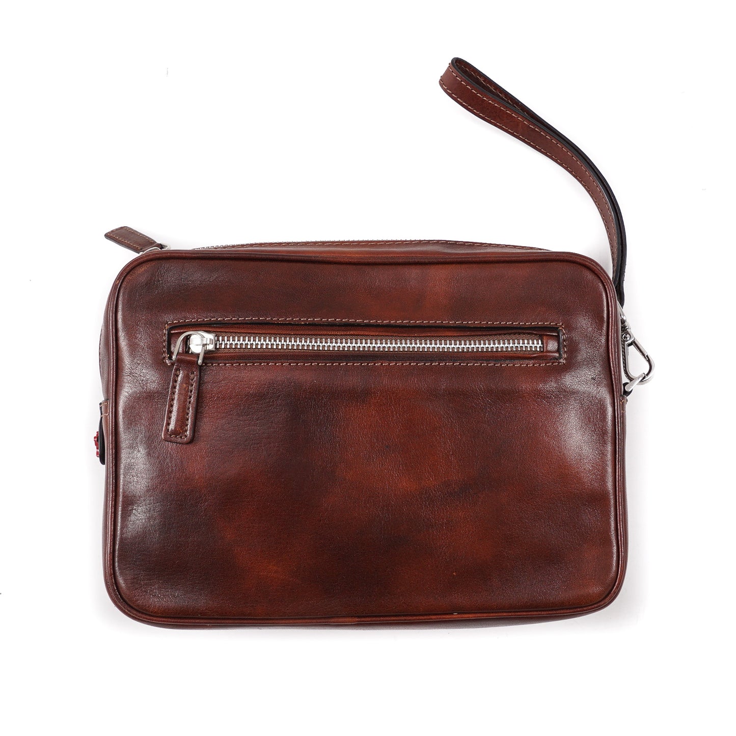 Isaia Antiqued Leather Toiletry Bag - Top Shelf Apparel
