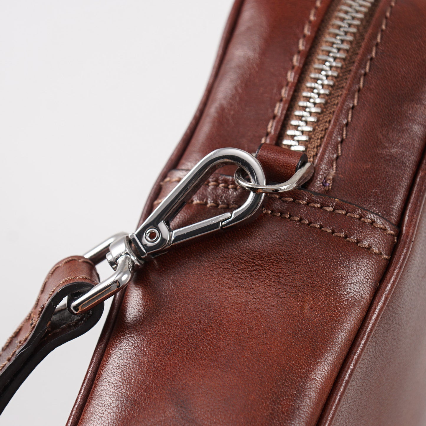 Isaia Antiqued Leather Toiletry Bag - Top Shelf Apparel