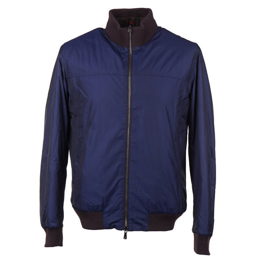 Isaia Reversible 'Extralight Aqua' Bomber Jacket - Top Shelf Apparel