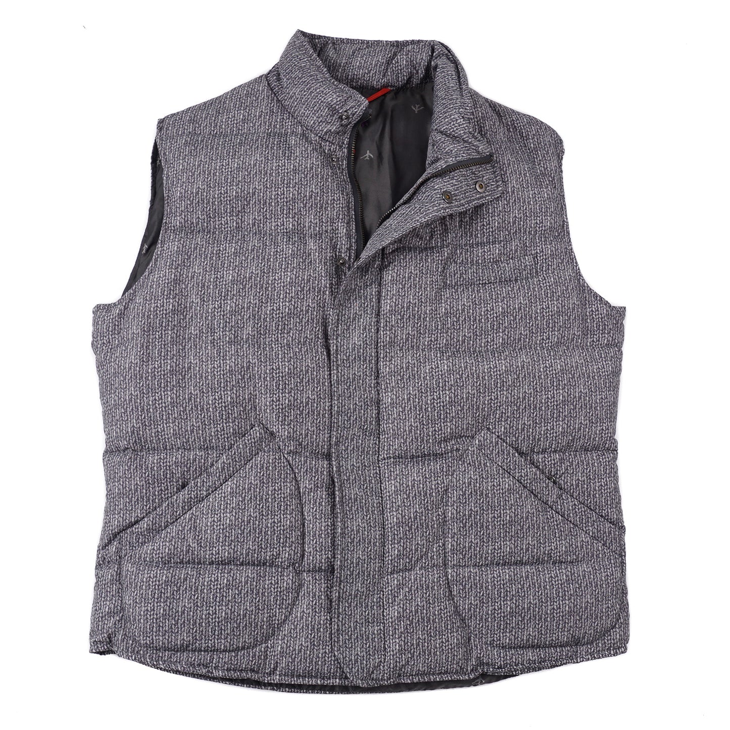 Isaia Cable Printed Quilted Puffer Vest - Top Shelf Apparel