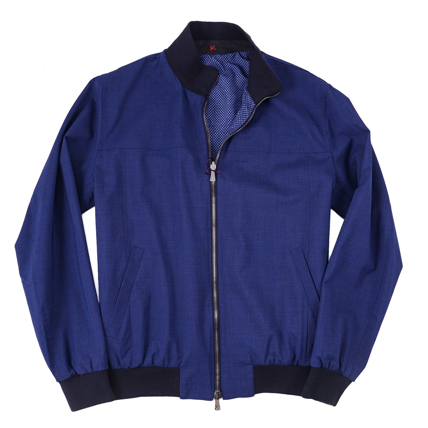 Isaia Reversible Wool Bomber Jacket - Top Shelf Apparel