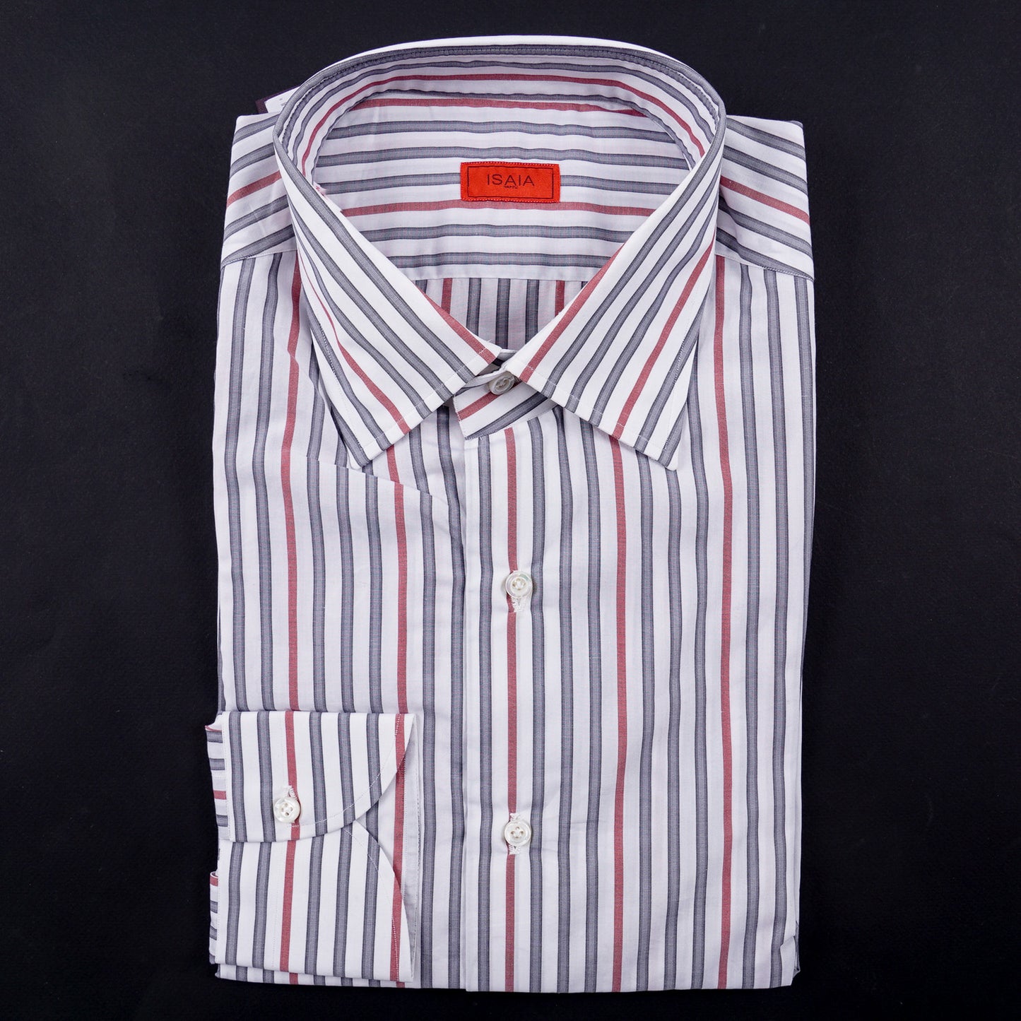 Isaia Modern 'Mix Fit' Striped Cotton Dress Shirt - Top Shelf Apparel