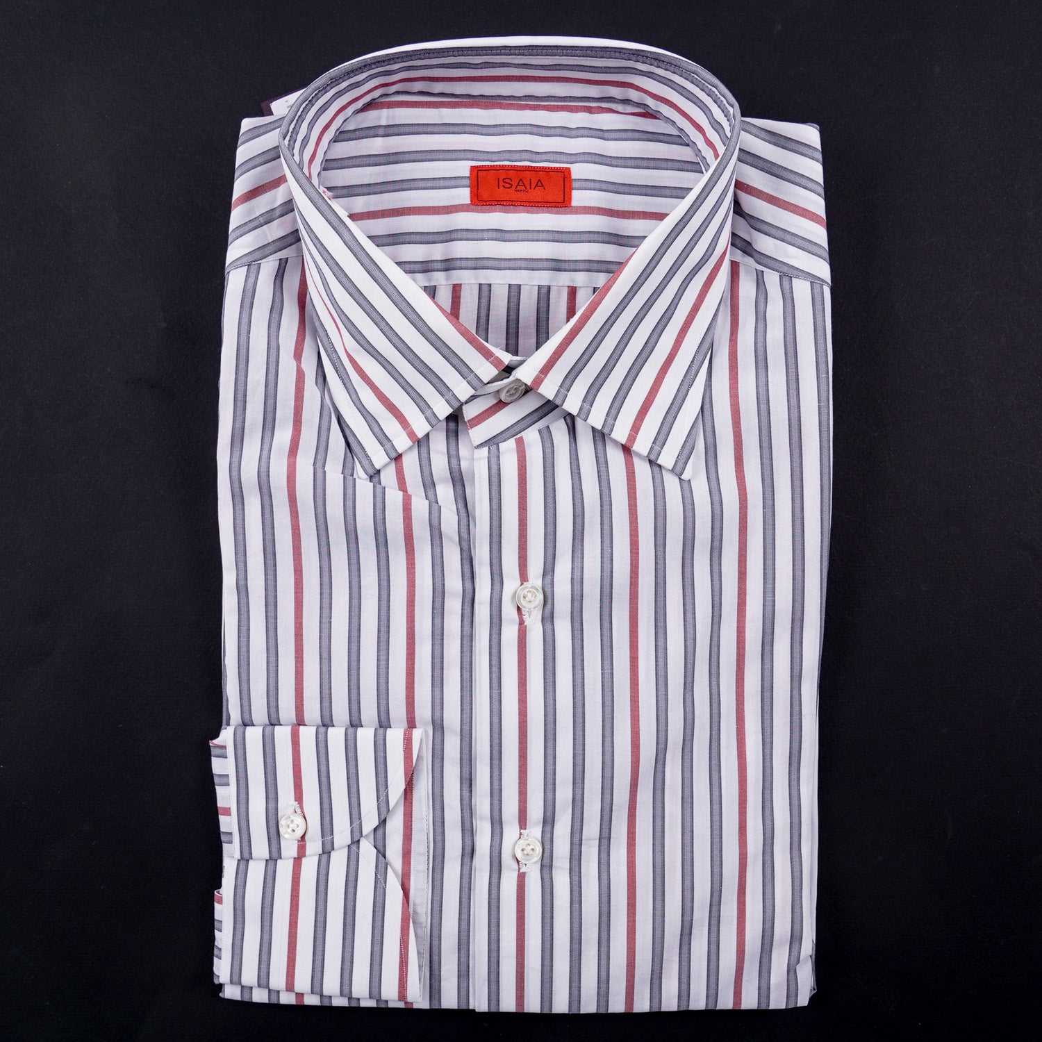 Isaia Modern 'Mix Fit' Striped Cotton Dress Shirt - Top Shelf Apparel