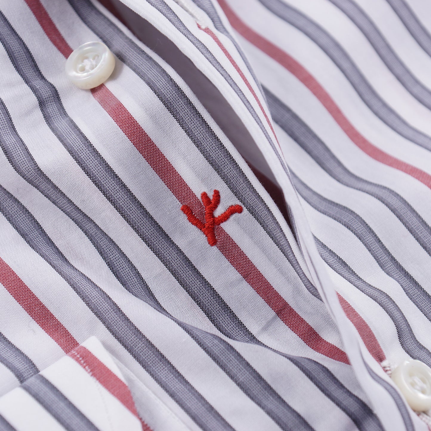 Isaia Modern 'Mix Fit' Striped Cotton Dress Shirt - Top Shelf Apparel