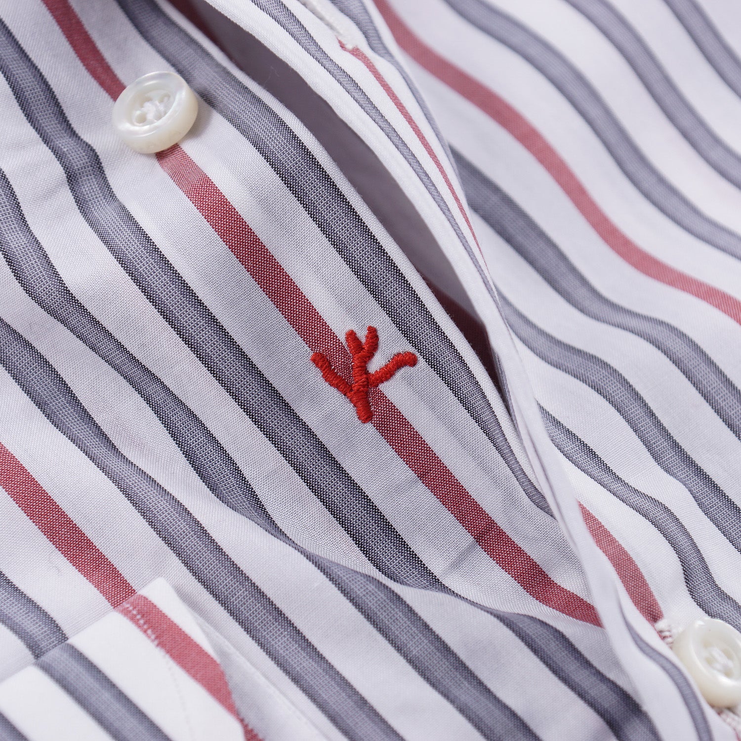 Isaia Modern 'Mix Fit' Striped Cotton Dress Shirt - Top Shelf Apparel