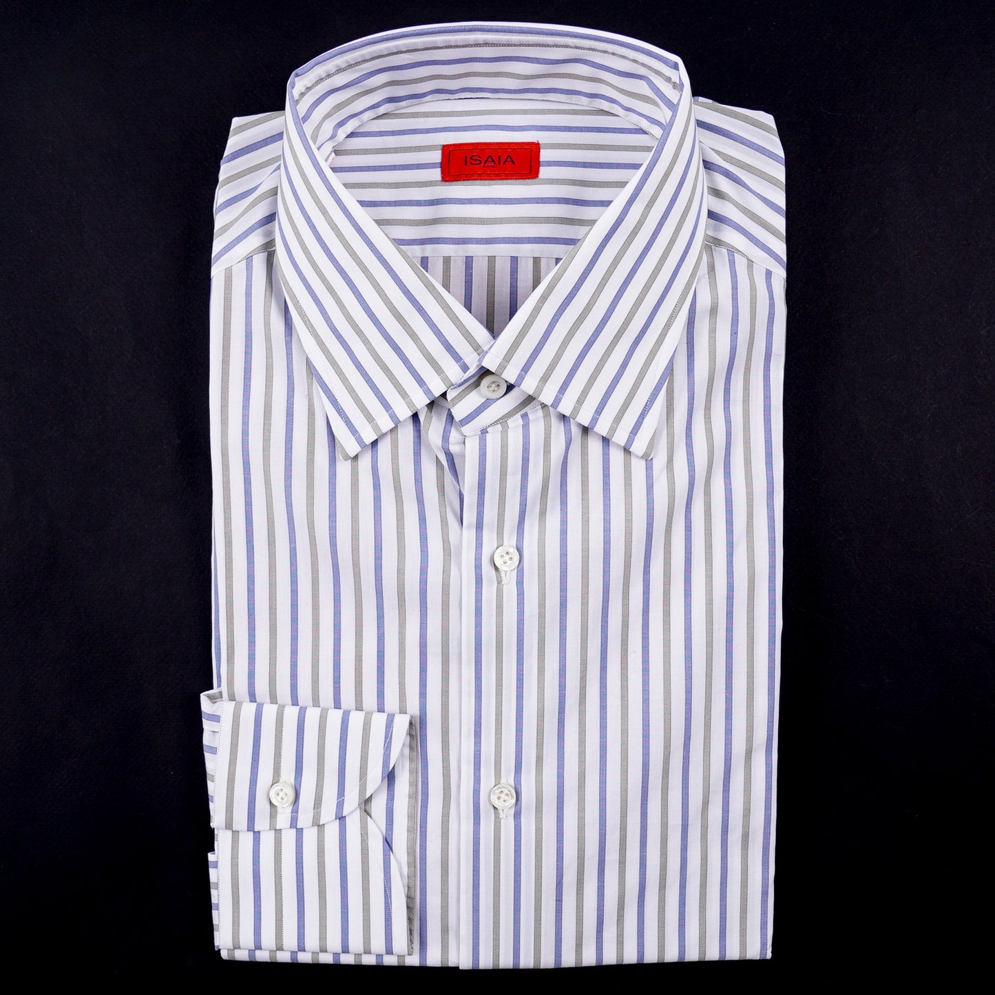 Isaia Modern 'Mix Fit' Striped Cotton Dress Shirt - Top Shelf Apparel