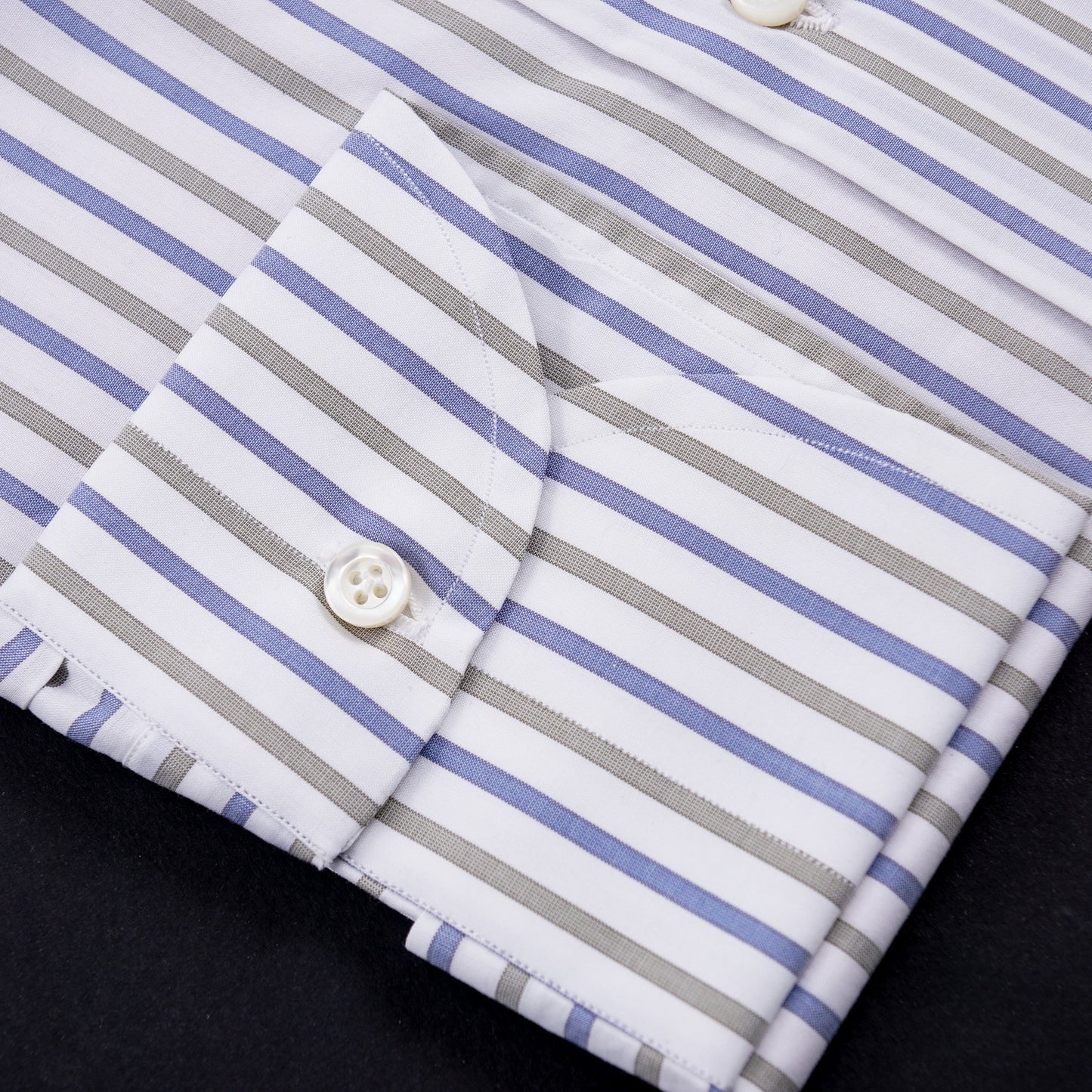 Isaia Modern 'Mix Fit' Striped Cotton Dress Shirt - Top Shelf Apparel