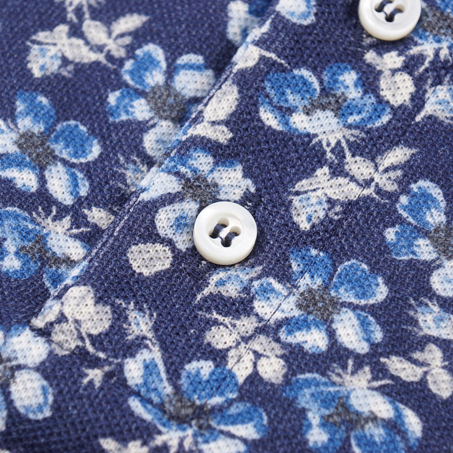 Isaia Floral Print Pique Cotton Polo Shirt - Top Shelf Apparel