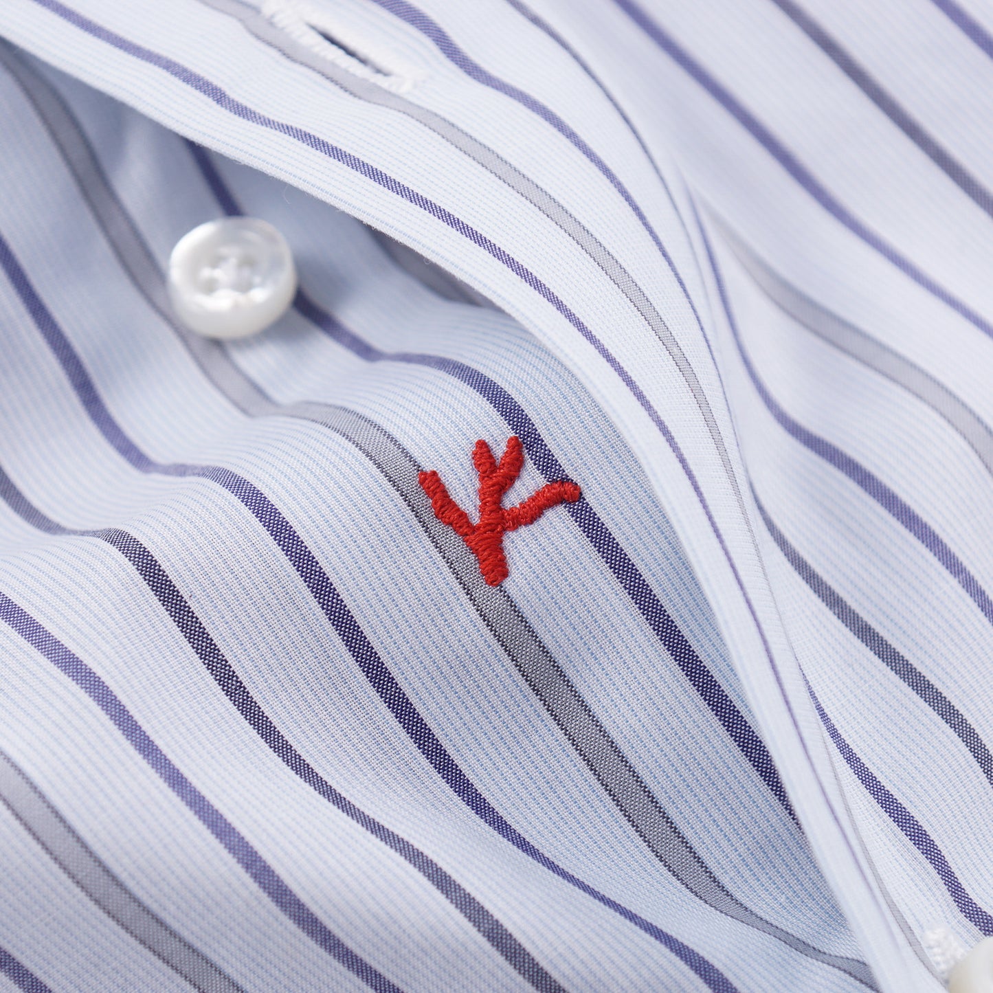 Isaia Modern 'Mix Fit' Striped Cotton Dress Shirt - Top Shelf Apparel