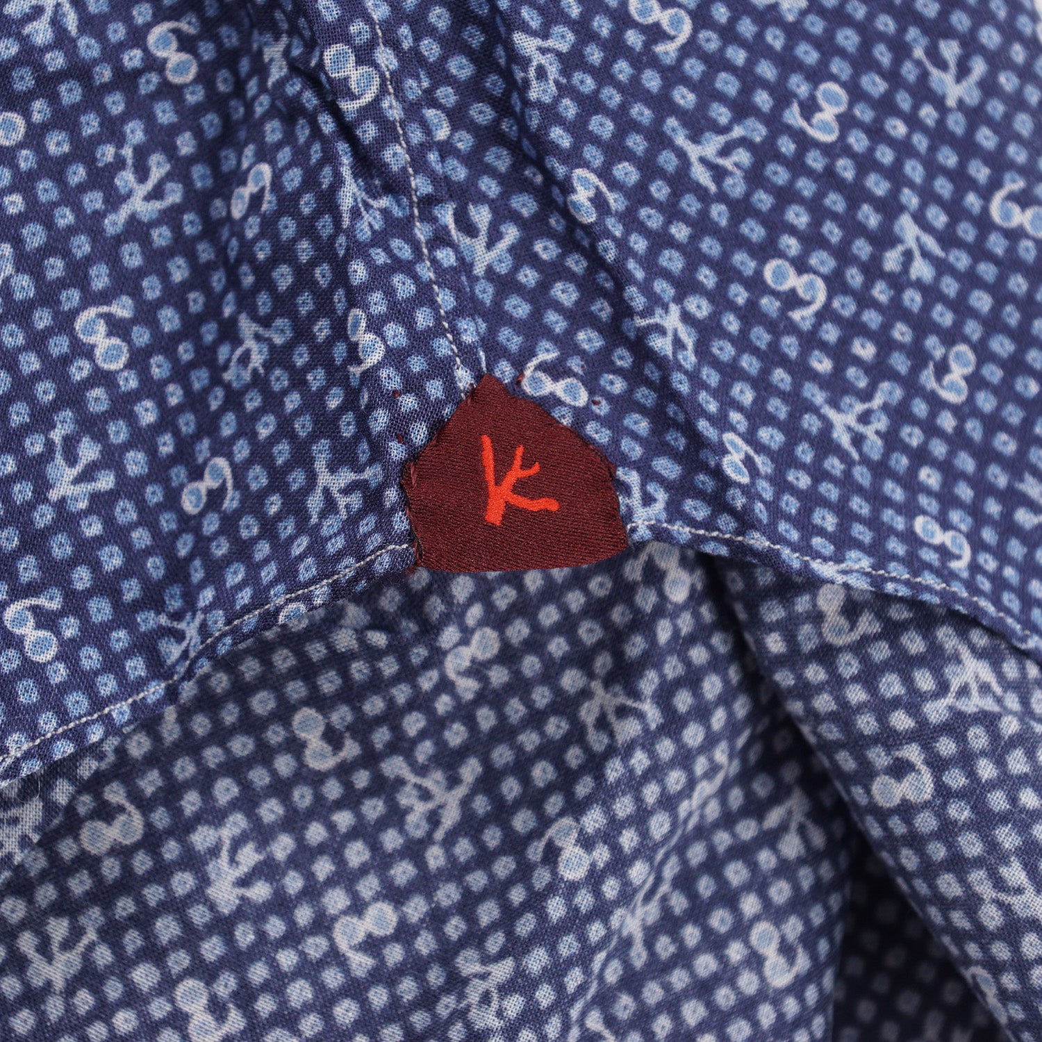 Isaia Slim-Fit Printed Cotton Shirt - Top Shelf Apparel