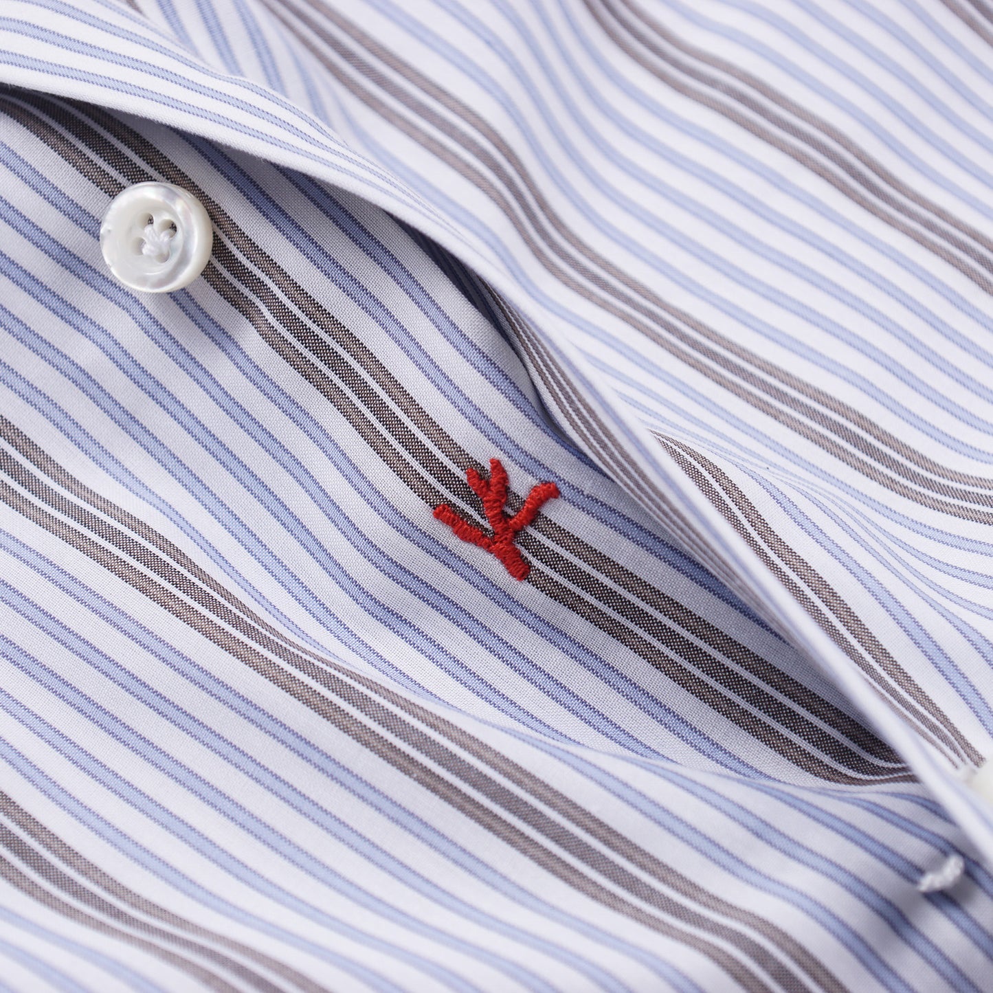 Isaia Modern 'Mix Fit' Striped Cotton Dress Shirt - Top Shelf Apparel