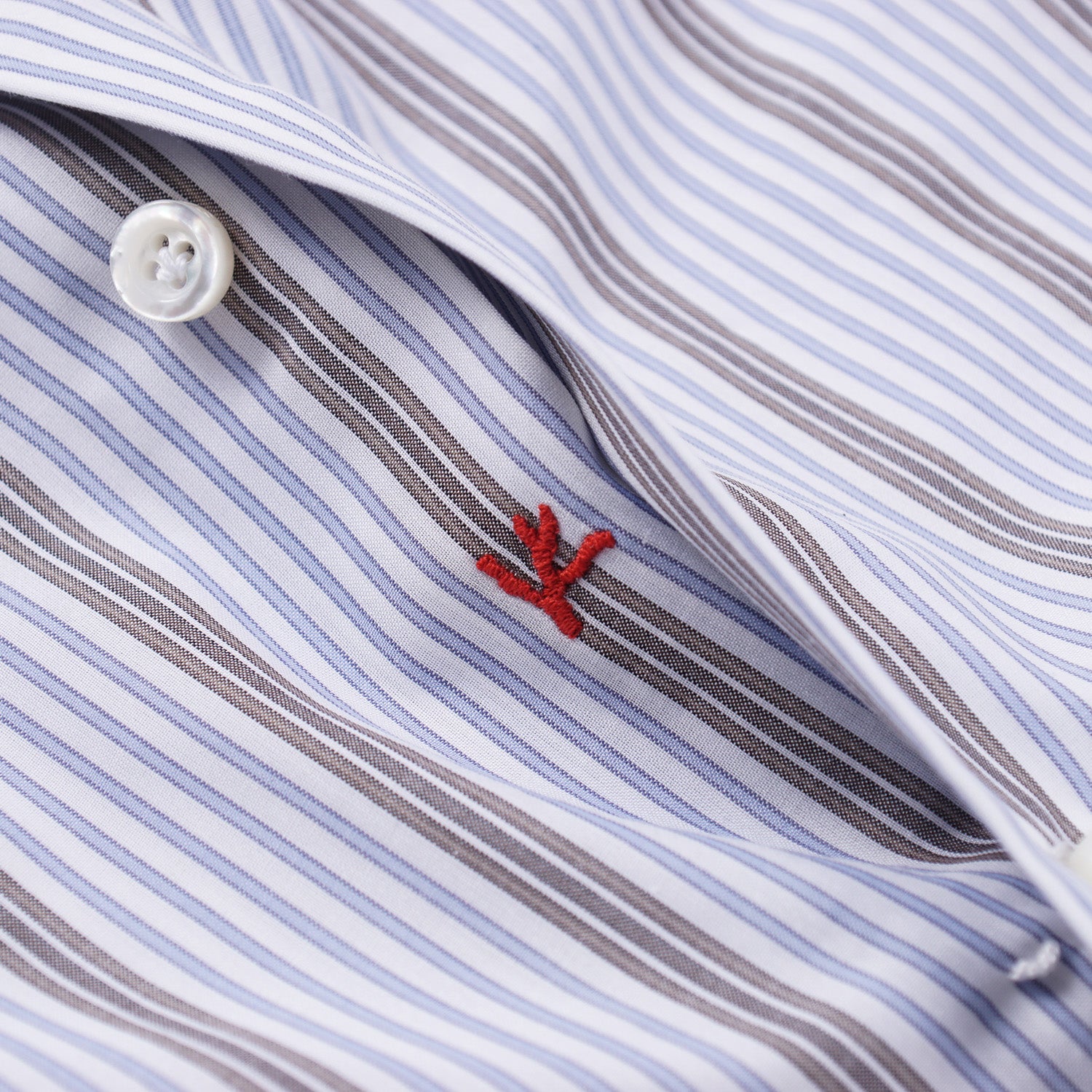 Isaia Modern 'Mix Fit' Striped Cotton Dress Shirt - Top Shelf Apparel