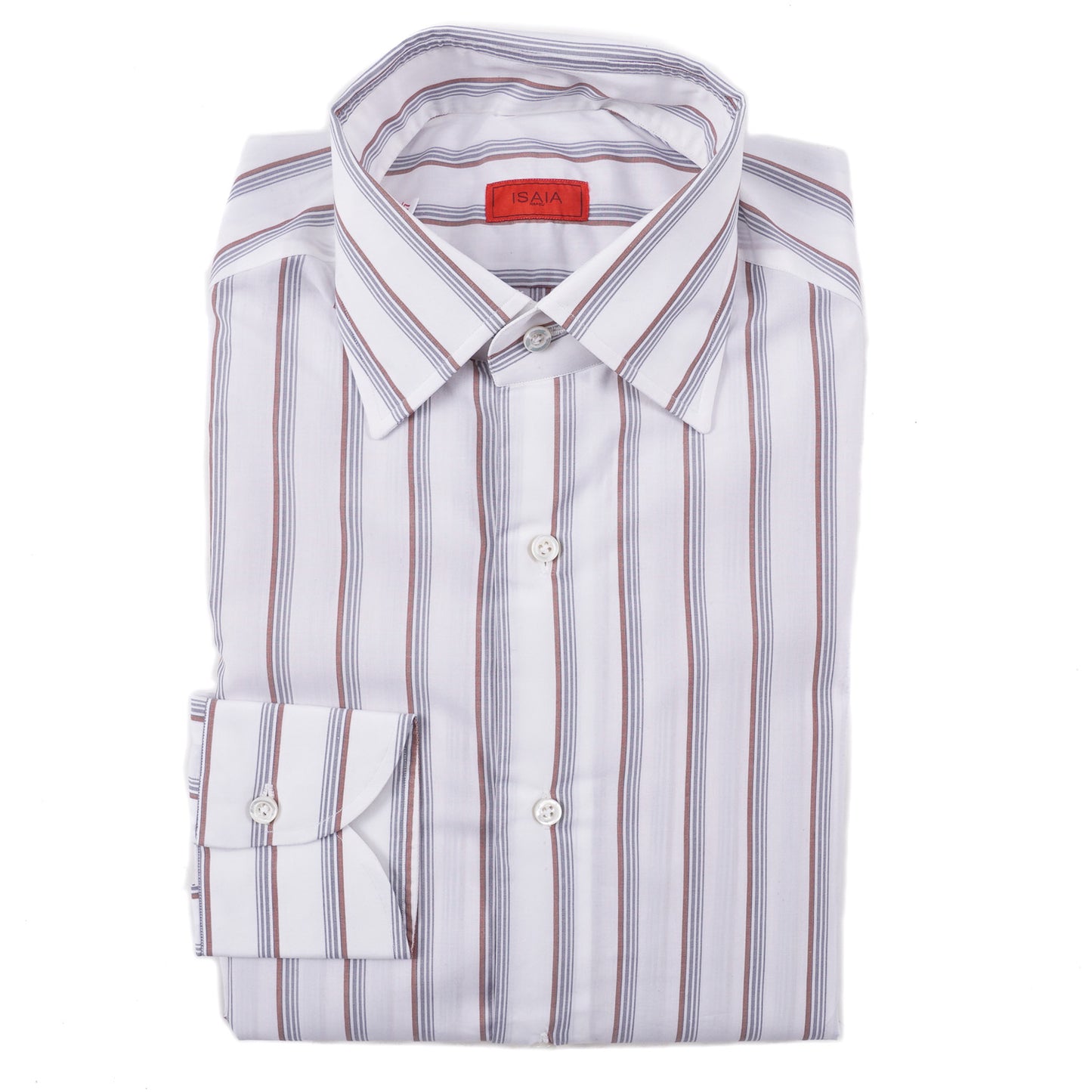 Isaia Modern 'Mix Fit' Striped Cotton Dress Shirt - Top Shelf Apparel