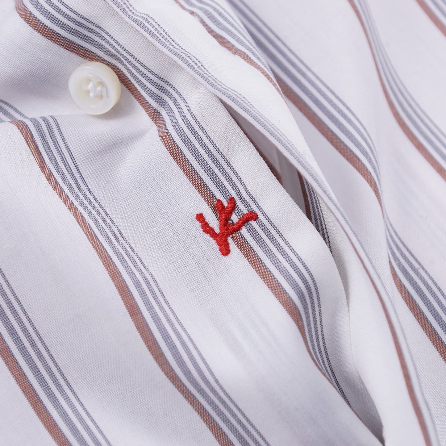 Isaia Modern 'Mix Fit' Striped Cotton Dress Shirt - Top Shelf Apparel