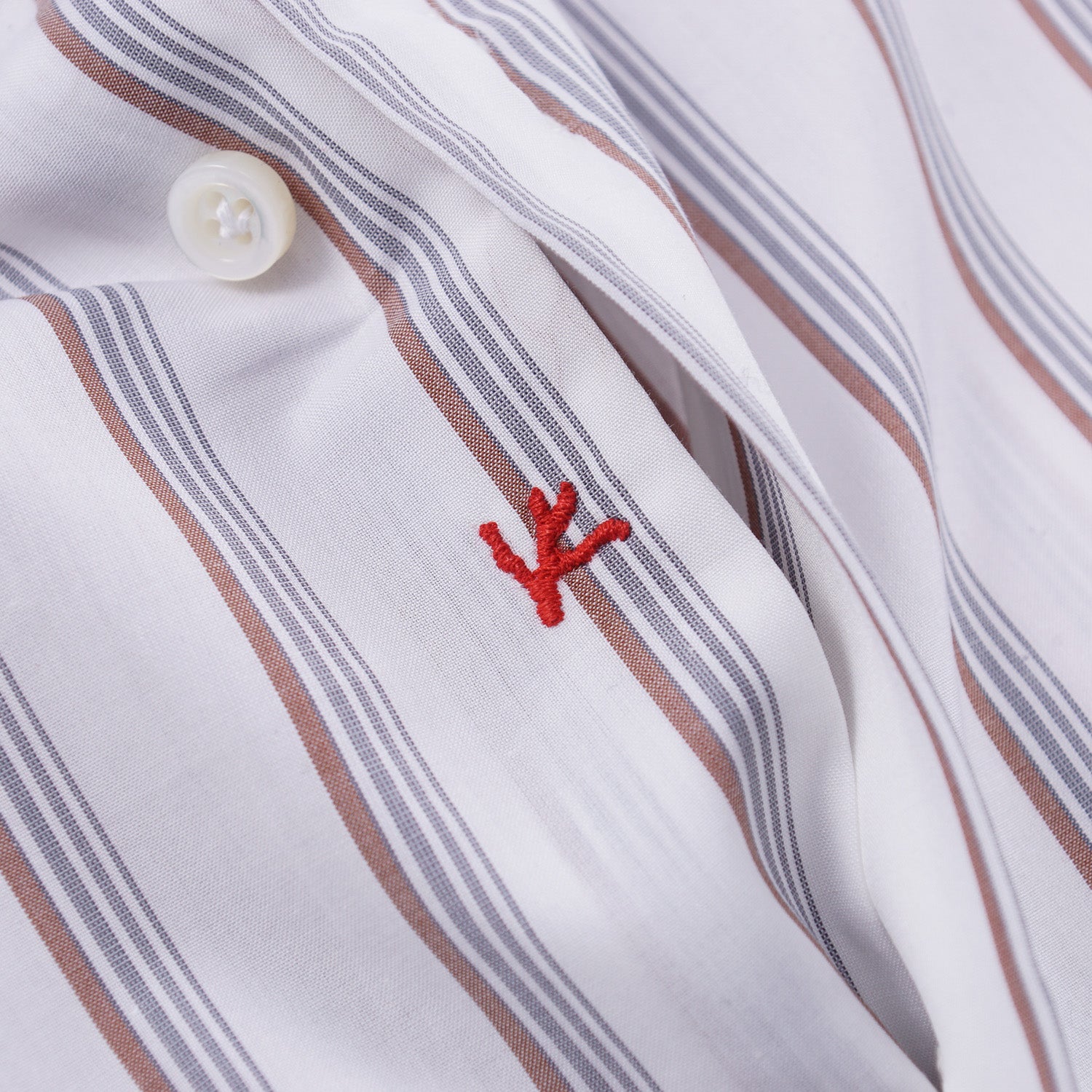 Isaia Modern 'Mix Fit' Striped Cotton Dress Shirt - Top Shelf Apparel