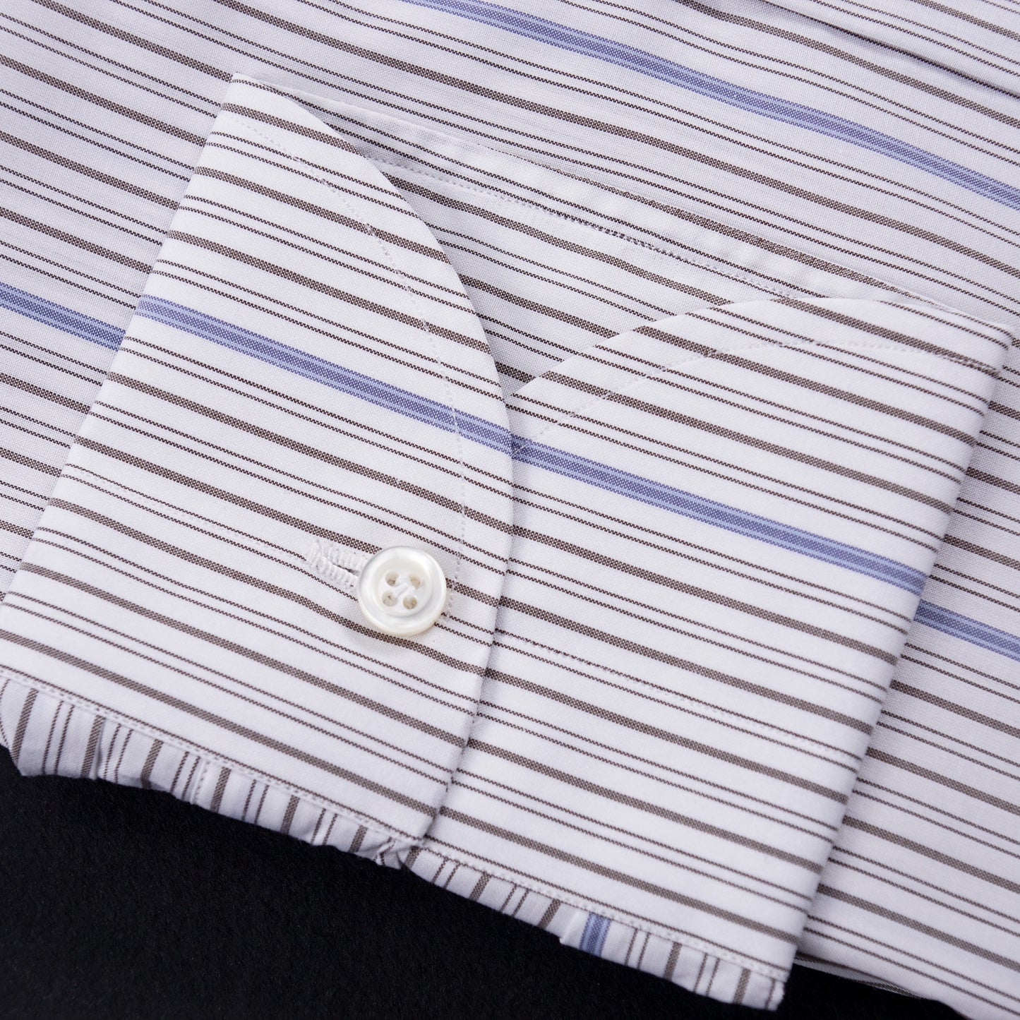 Isaia Modern 'Mix Fit' Striped Cotton Dress Shirt - Top Shelf Apparel