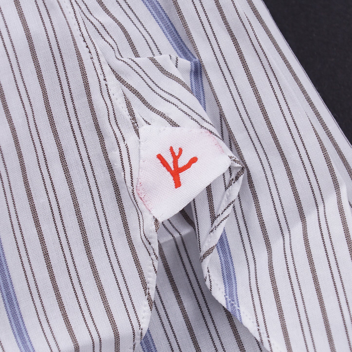 Isaia Modern 'Mix Fit' Striped Cotton Dress Shirt - Top Shelf Apparel