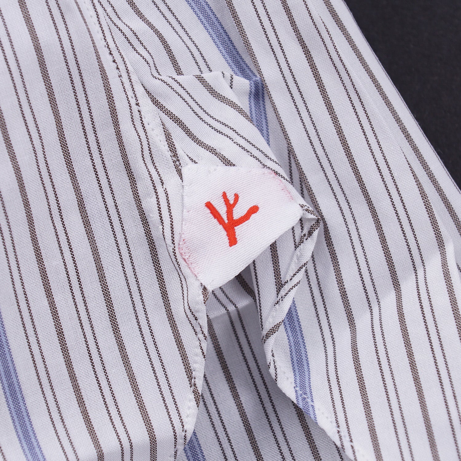 Isaia Modern 'Mix Fit' Striped Cotton Dress Shirt - Top Shelf Apparel