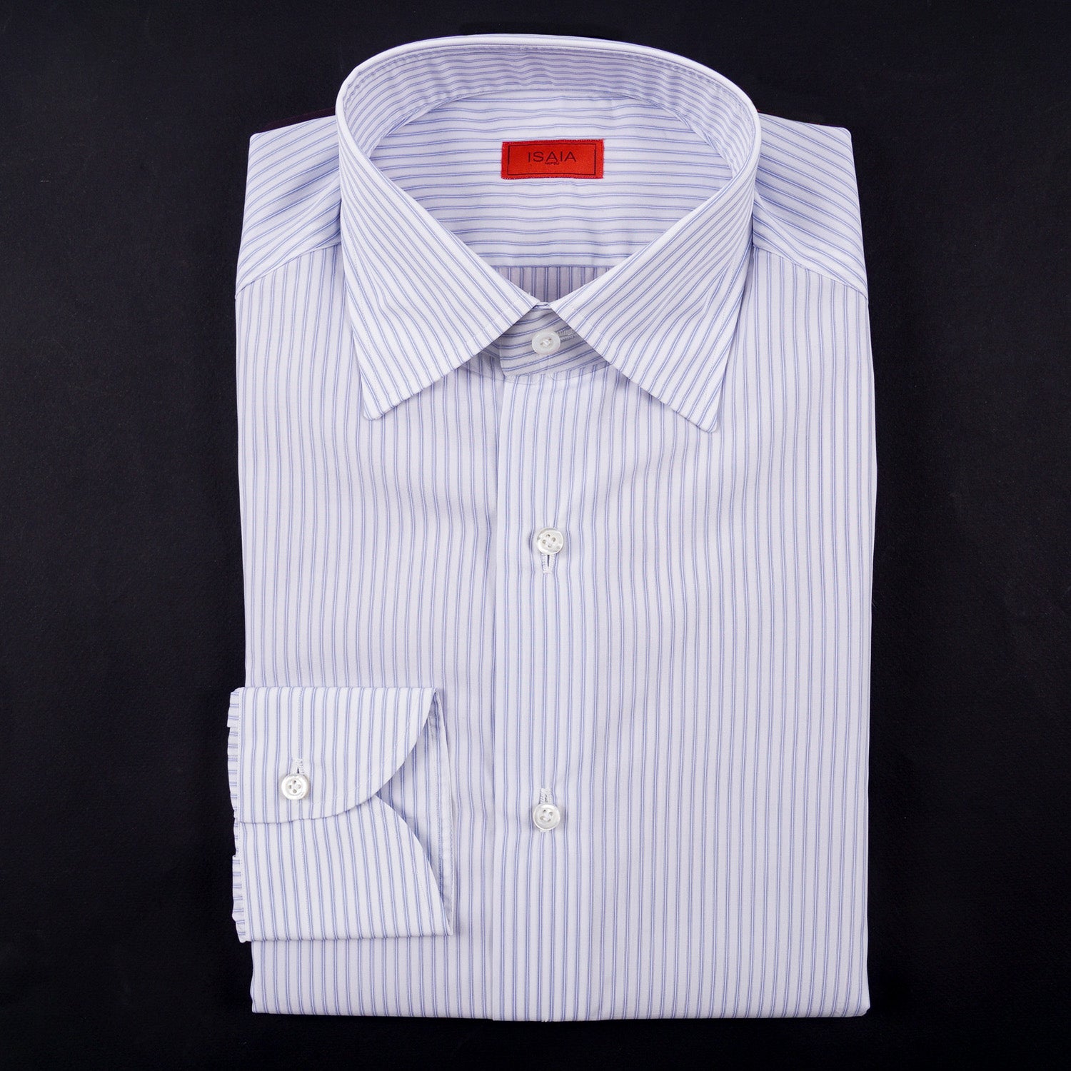 Isaia Modern 'Mix Fit' Striped Cotton Dress Shirt - Top Shelf Apparel