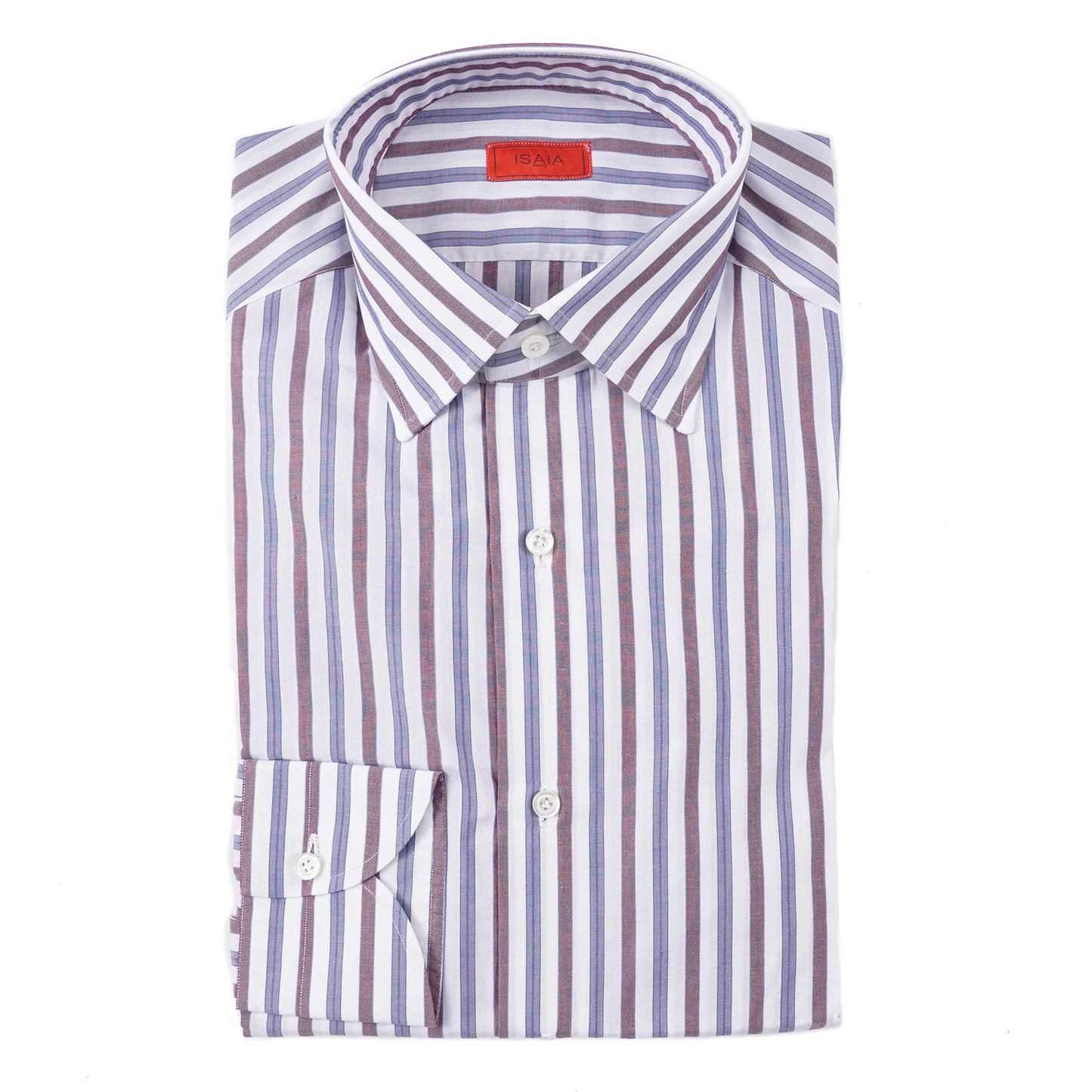 Isaia Modern 'Mix Fit' Striped Cotton Dress Shirt - Top Shelf Apparel