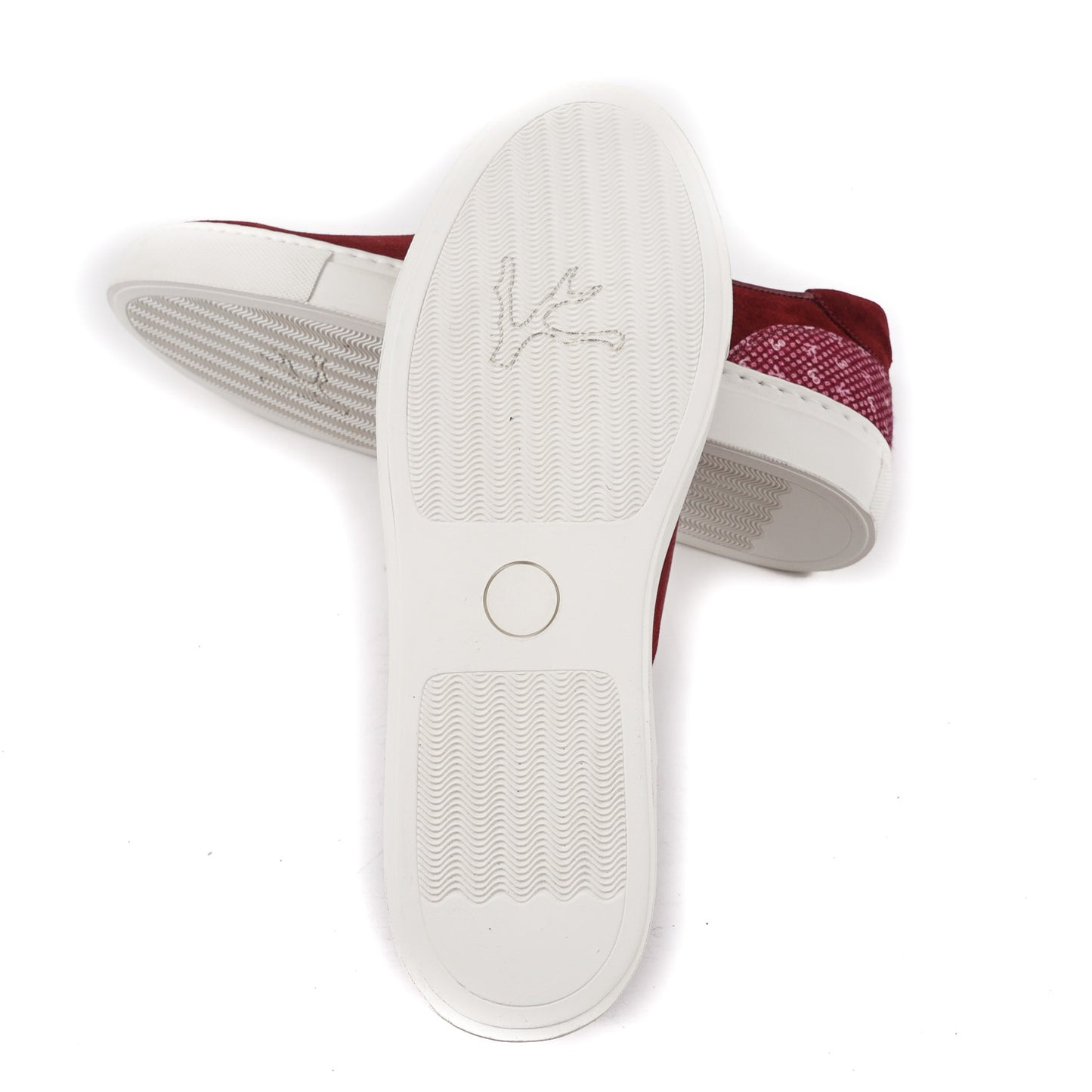 Isaia Slip-On Sneakers with Coral Motif - Top Shelf Apparel