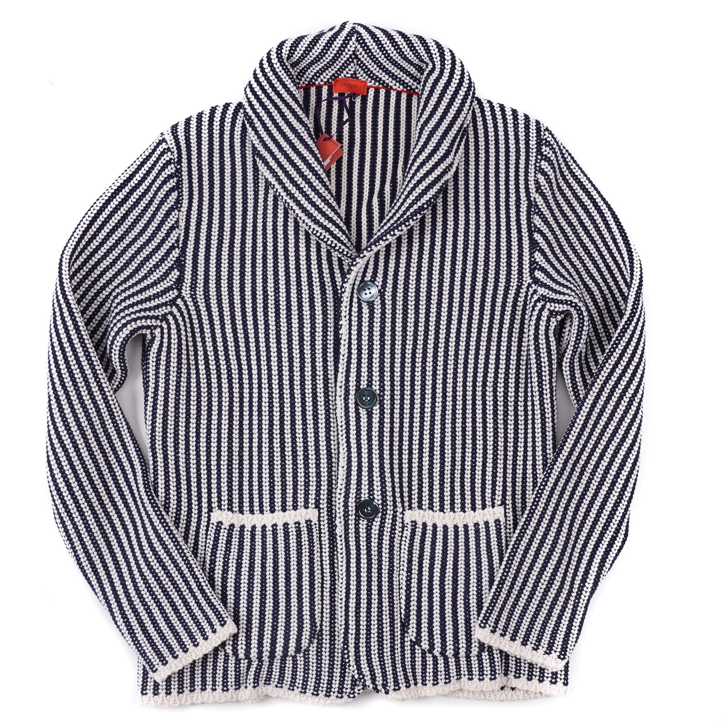 Isaia Slim-Fit Knit Cardigan Blazer - Top Shelf Apparel