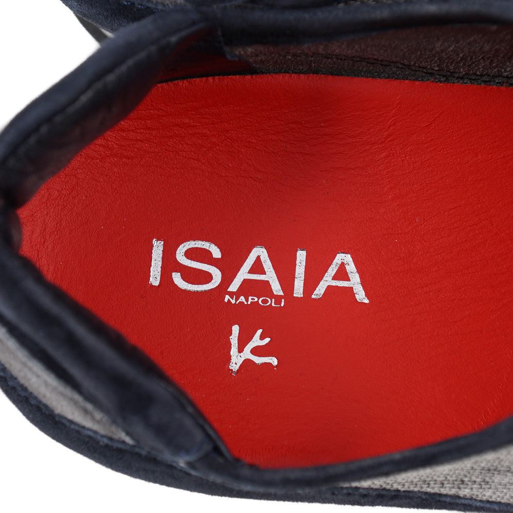 Isaia Calf Suede and Cashmere Sneakers - Top Shelf Apparel
