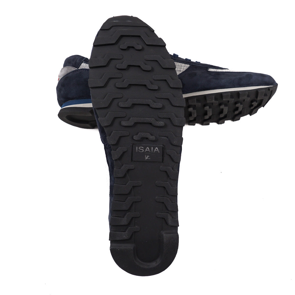 Isaia Calf Suede and Cashmere Sneakers - Top Shelf Apparel