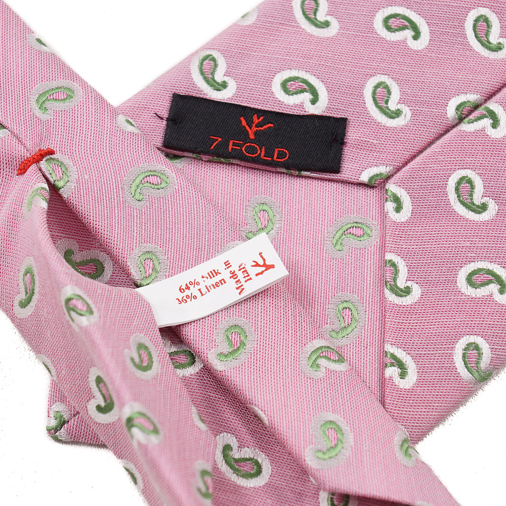 Isaia 7-Fold Paisley Jacquard Tie - Top Shelf Apparel