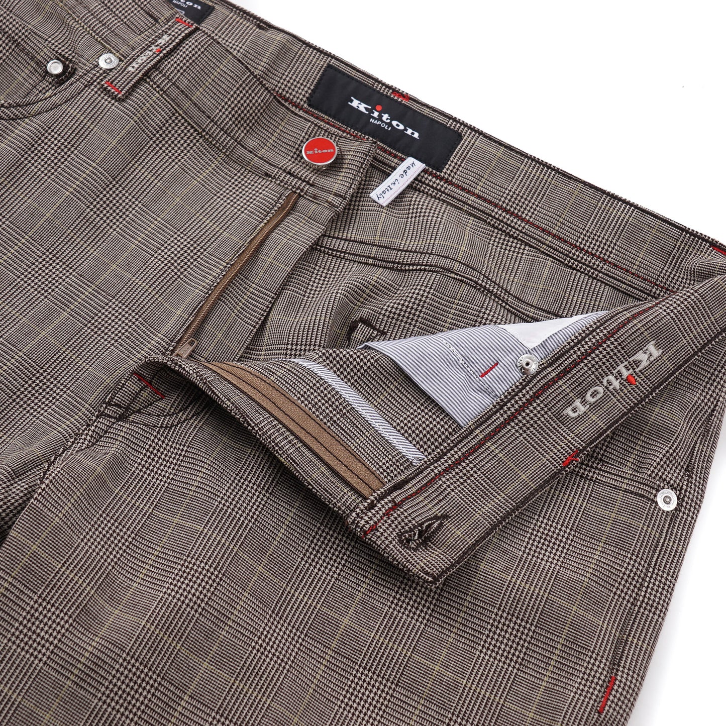 Kiton Slim Fit Five-Pocket Stretch Wool Pants - Top Shelf Apparel