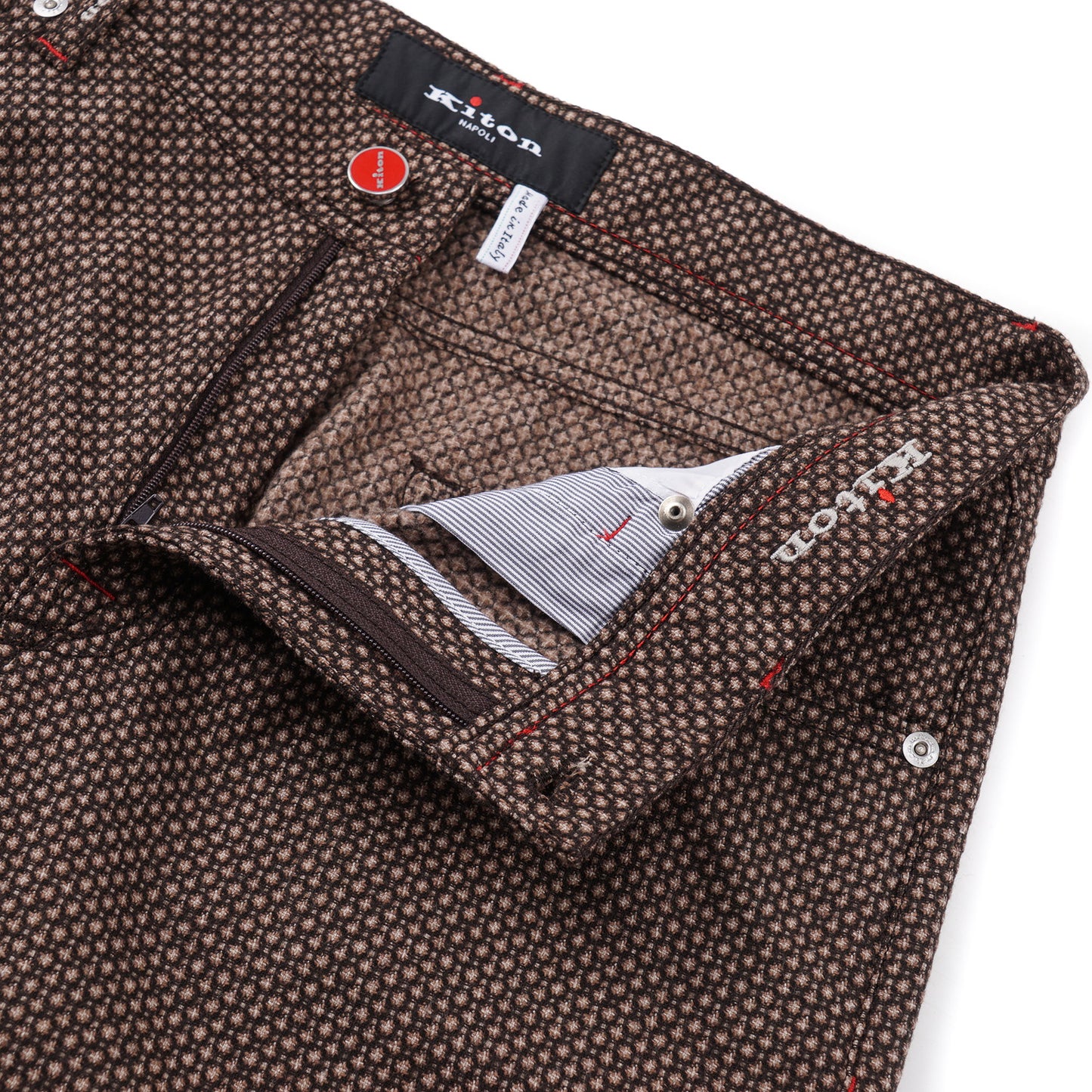 Kiton Slim Fit Five-Pocket Woven Wool Pants - Top Shelf Apparel