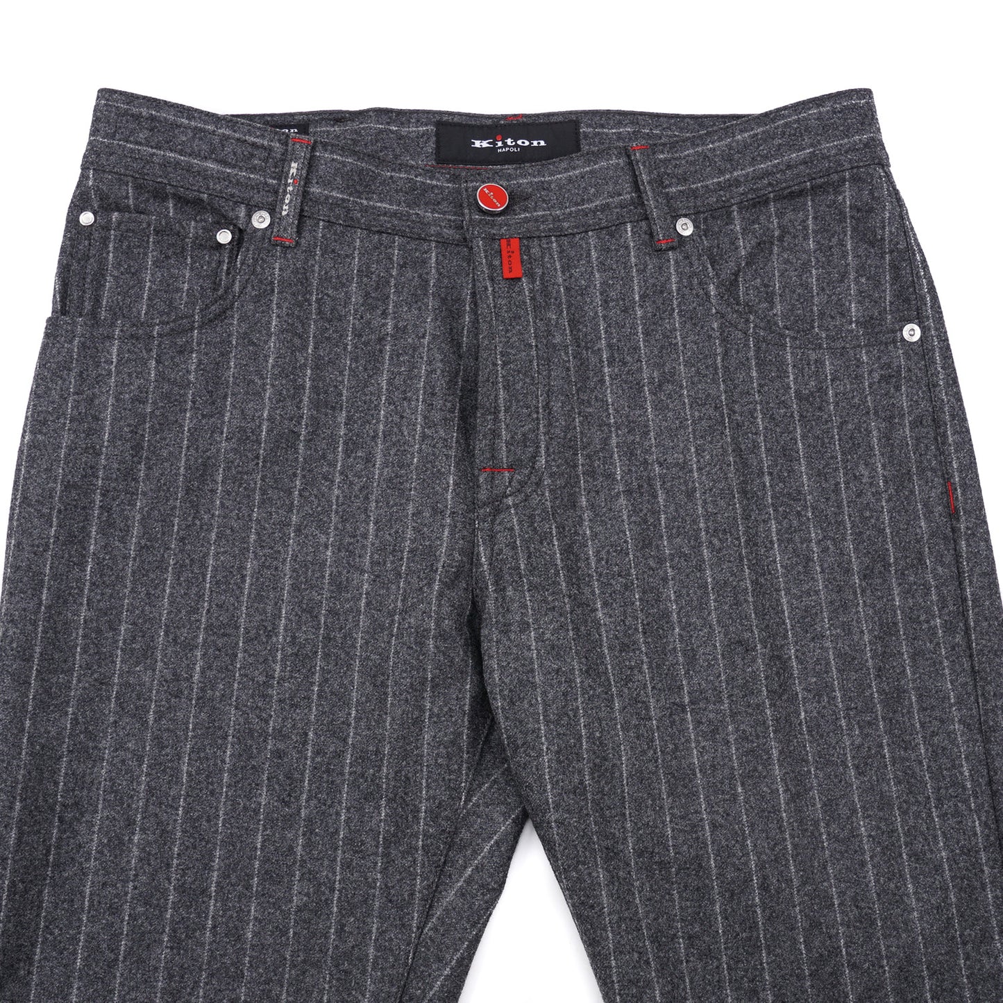 Kiton Slim Fit Five-Pocket Wool Pants - Top Shelf Apparel
