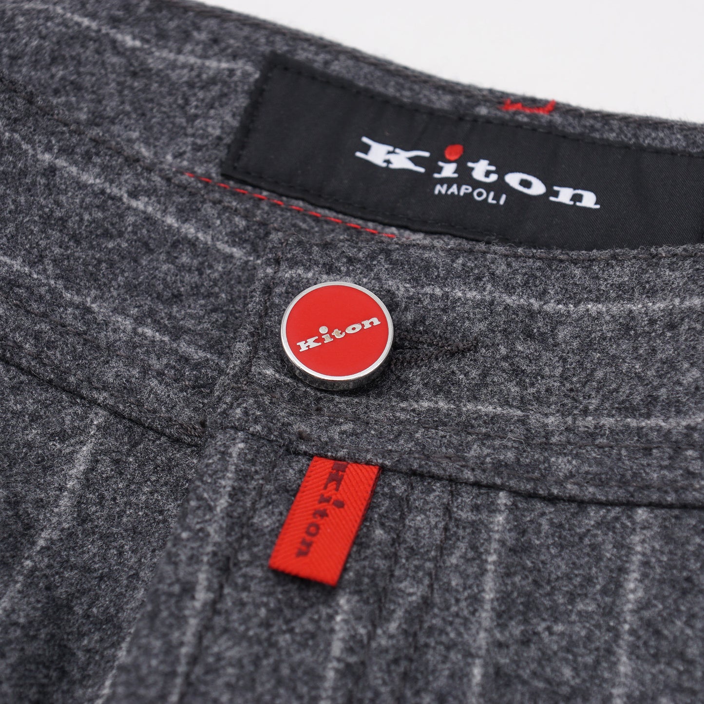 Kiton Slim Fit Five-Pocket Wool Pants - Top Shelf Apparel