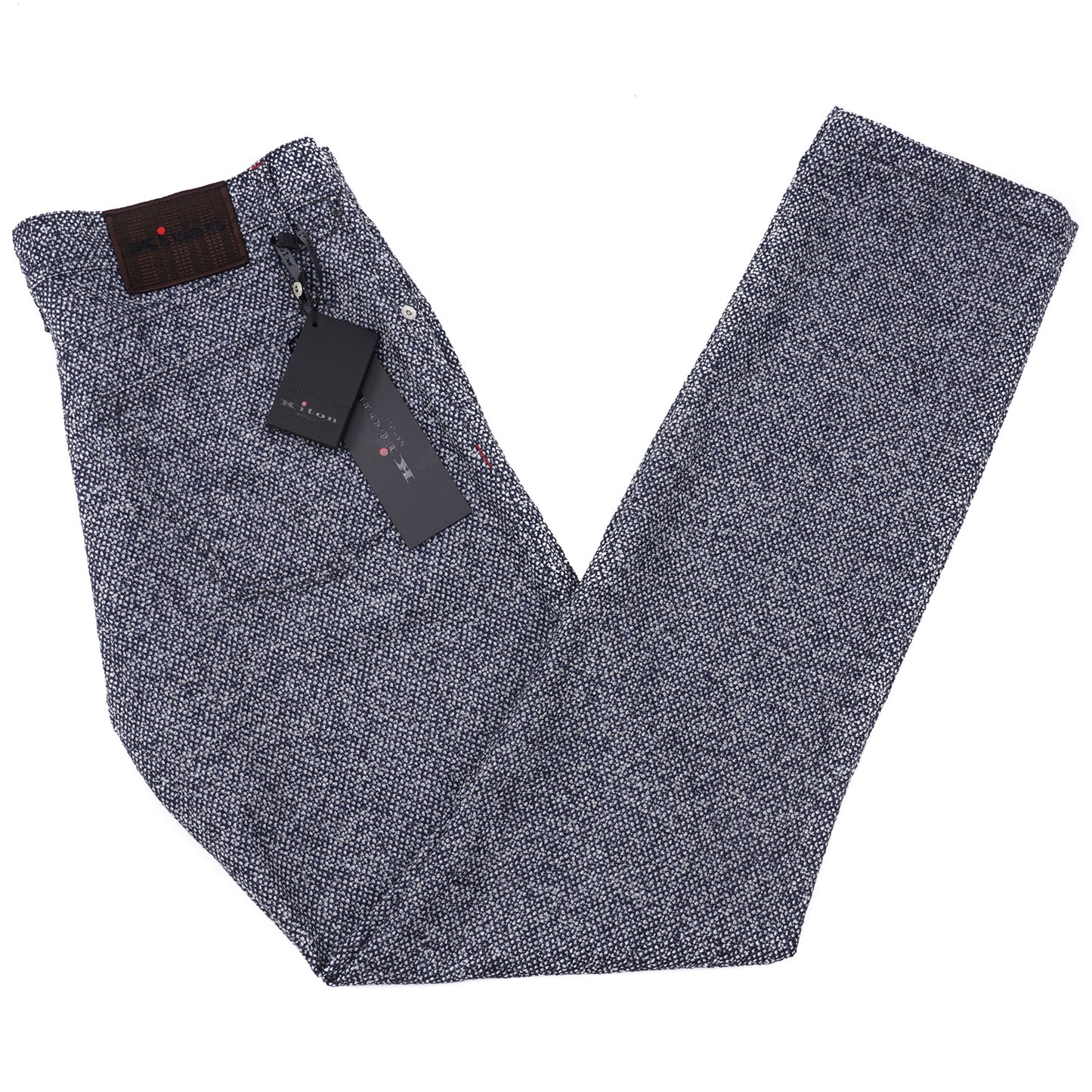 Kiton Slim Fit Five-Pocket Boucle Wool Pants - Top Shelf Apparel